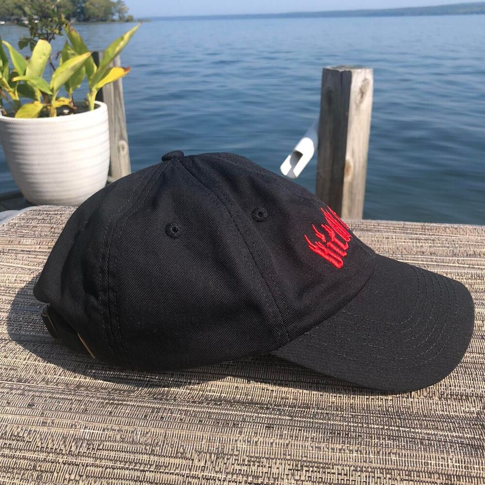 MTTM Flame Logo B!tch Mob Dad Hat — Married to the Mob Streetwear - Picture 5 of 8
